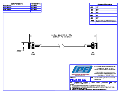PE3538 Datasheet PDF Pasternack Enterprises, Inc.