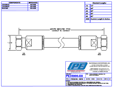PE35900-48 Datasheet PDF Pasternack Enterprises, Inc.