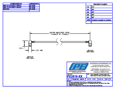 PE3919 Datasheet PDF Pasternack Enterprises, Inc.