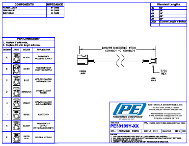 PE39199A Datasheet PDF Pasternack Enterprises, Inc.