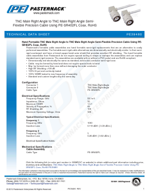 PE39480 Datasheet PDF Pasternack Enterprises, Inc.