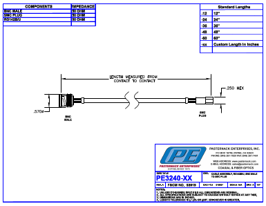 PE3240 Datasheet PDF Pasternack Enterprises, Inc.