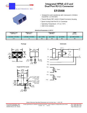 EPJ5008 Datasheet PDF PCA ELECTRONICS INC.