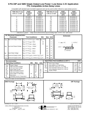 EPA3856-5 Datasheet PDF PCA ELECTRONICS INC.