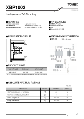 XBP1002 Datasheet PDF Peregrine Semiconductor Corp.