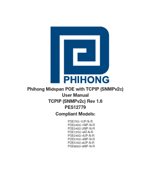 POE806U-8MP-N-R Datasheet PDF Phihong USA Inc.