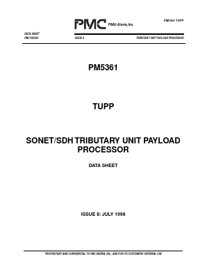 PM5361TUPP Datasheet PDF PMC-Sierra