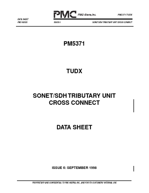 PM5371TUDX Datasheet PDF PMC-Sierra