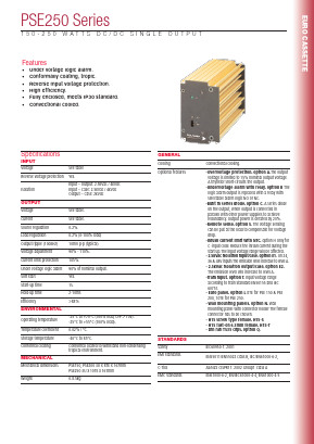PSE20024-48 Datasheet PDF Powerbox