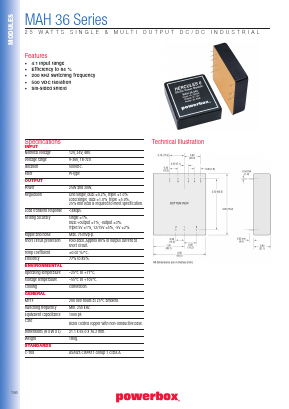 MAH36012 Datasheet PDF Powerbox