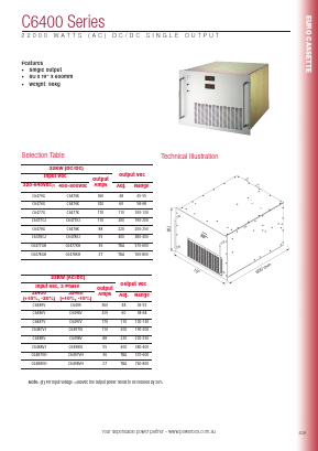 C6486V Datasheet PDF Powerbox