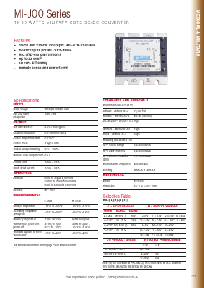MI-J2N-MZ Datasheet PDF Powerbox