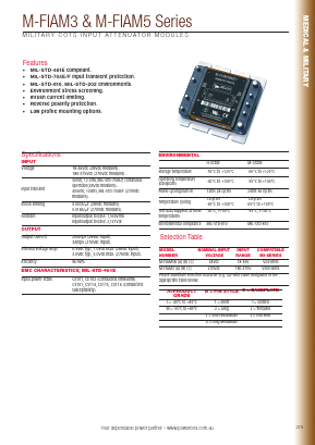 M-FIAM3 Datasheet PDF Powerbox