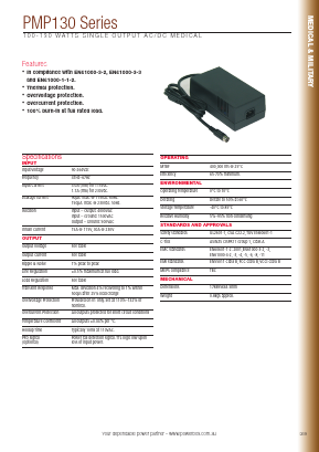 PMP130 Datasheet PDF Powerbox