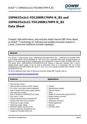 1SP0635V2M1C-FD1200R17HP4-K_B2 Datasheet PDF POWERINT