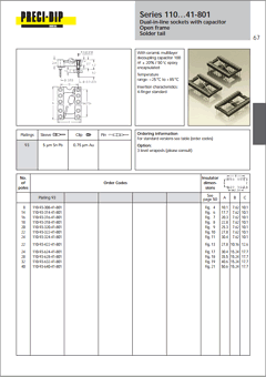 110-93-624-41-801 Datasheet PDF Precid-Dip Durtal SA