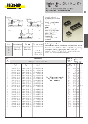 114-Z1-432-41-117 Datasheet PDF Precid-Dip Durtal SA