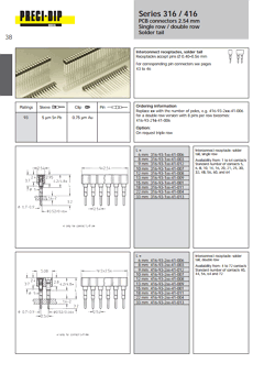 316-93-116-41-008 Datasheet PDF Precid-Dip Durtal SA