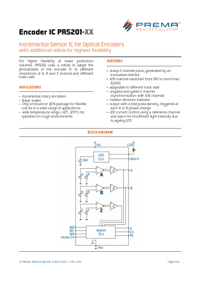 PR5201-BD Datasheet PDF PREMA Semiconductor