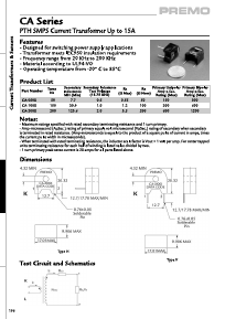 CA-200X Datasheet PDF PREMO CORPORATION S.L