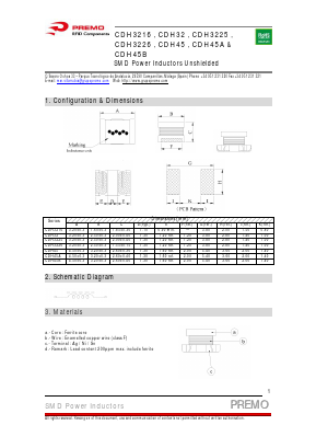 CDH32-150K Datasheet PDF PREMO CORPORATION S.L