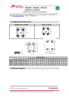 PS5017-100 Datasheet PDF PREMO CORPORATION S.L