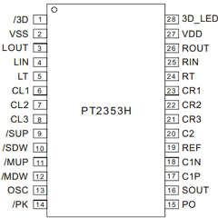 PT2353H-S Datasheet PDF Princeton Technology