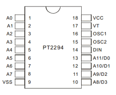 PT2294 Datasheet PDF Princeton Technology