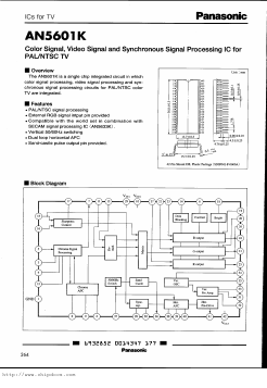 AN5601 Datasheet PDF Panasonic Corporation
