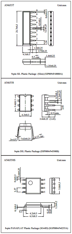 AN6558 Datasheet PDF Panasonic Corporation