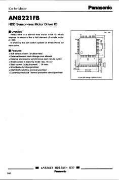 AN8221FB Datasheet PDF Panasonic Corporation