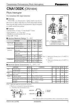 CNA1302K Datasheet PDF Panasonic Corporation