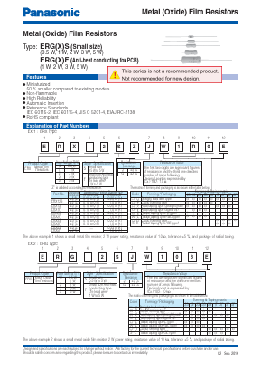 ERX-1FSJ5R6E Datasheet PDF Panasonic Corporation