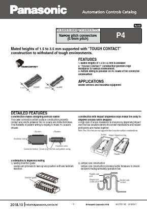 AXK724347GA Datasheet PDF Panasonic Corporation