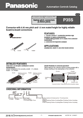 AXT280124 Datasheet PDF Panasonic Corporation