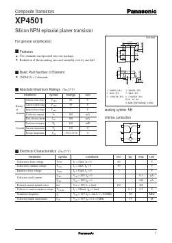 XP4501 Datasheet PDF Panasonic Corporation