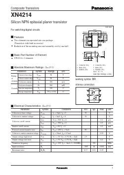 XN4214 Datasheet PDF Panasonic Corporation