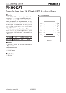 MN39242FT Datasheet PDF Panasonic Corporation