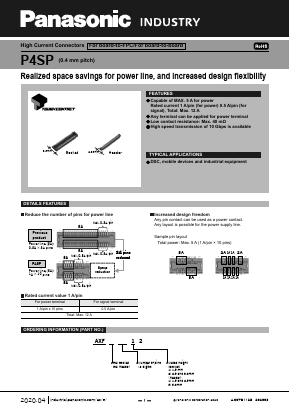 AXF6G2412 Datasheet PDF Panasonic Corporation