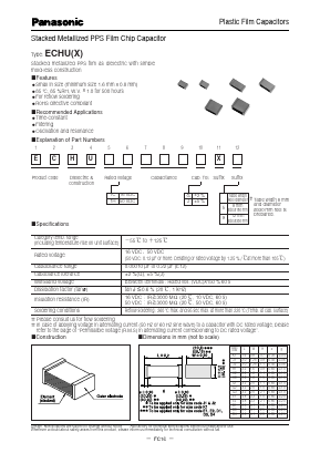 ECH-U1C332GX5 Datasheet PDF Panasonic Corporation