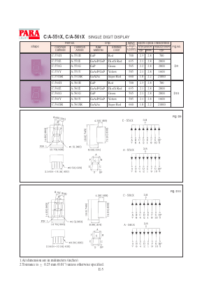 A-561E_ Datasheet PDF Para Light Electronics