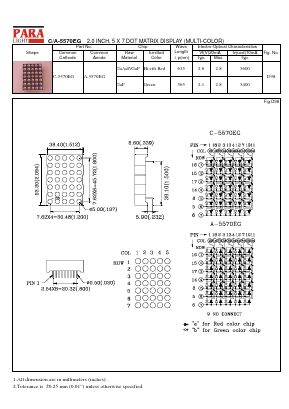 A-5570EG Datasheet PDF Para Light Electronics