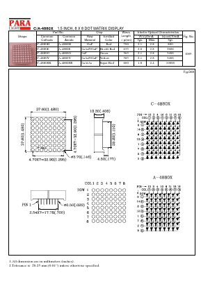 C-4880Y Datasheet PDF Para Light Electronics