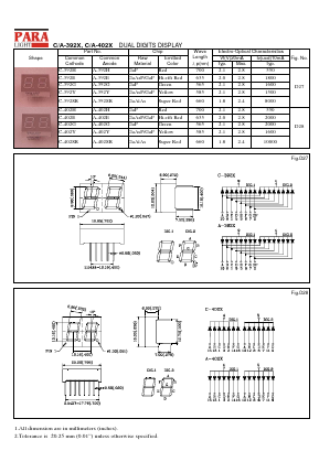 A-392H_ Datasheet PDF Para Light Electronics