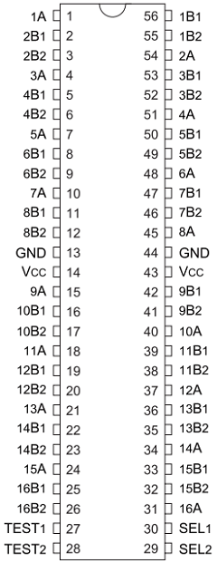 PI3B16233 Datasheet PDF Pericom Semiconductor