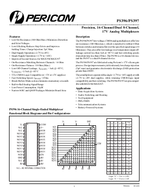 PS396CAI Datasheet PDF Pericom Semiconductor