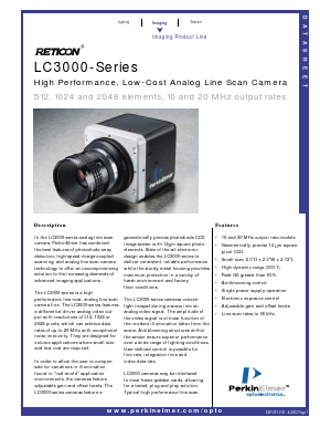 LC3000 Datasheet PDF PerkinElmer Inc