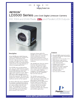 LD3521PGK-011 Datasheet PDF PerkinElmer Inc
