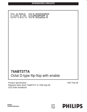 74ABT377N Datasheet PDF Philips Electronics