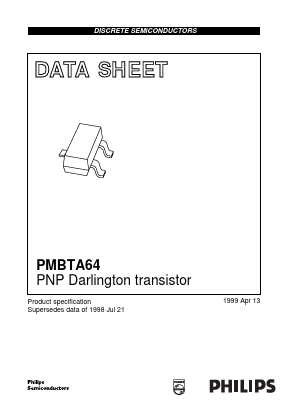 PMBTA64 Datasheet PDF Philips Electronics